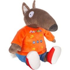 Peluche P'tit Loup GIPSY TOYS - interactive 26 cm - 20 histoires et 20 comptines