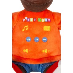 Peluche P'tit Loup GIPSY TOYS - interactive 26 cm - 20 histoires et 20