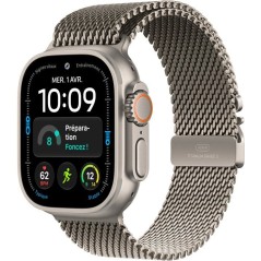 APPLE Watch Ultra 4 GPS + Cellular - 49mm - Boîtier Natural Titanium