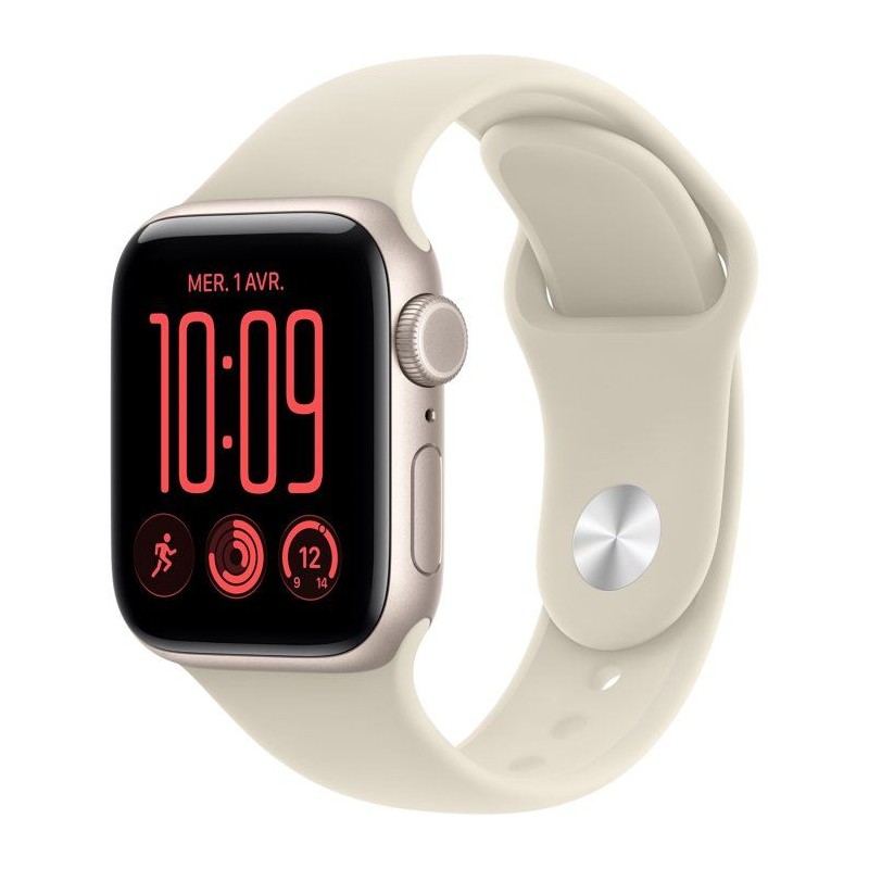 APPLE Watch SE 3 GPS + Cellular - 40mm - Boîtier Starlight Aluminium