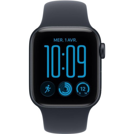 APPLE Watch SE 3 GPS + Cellular - 40mm - Boîtier Midnight Aluminium - Bracelet Navy Blue Sport Band - M/L