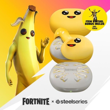 Écouteurs gaming sans fil - STEELSERIES - Arctis GameBuds - Fortnite