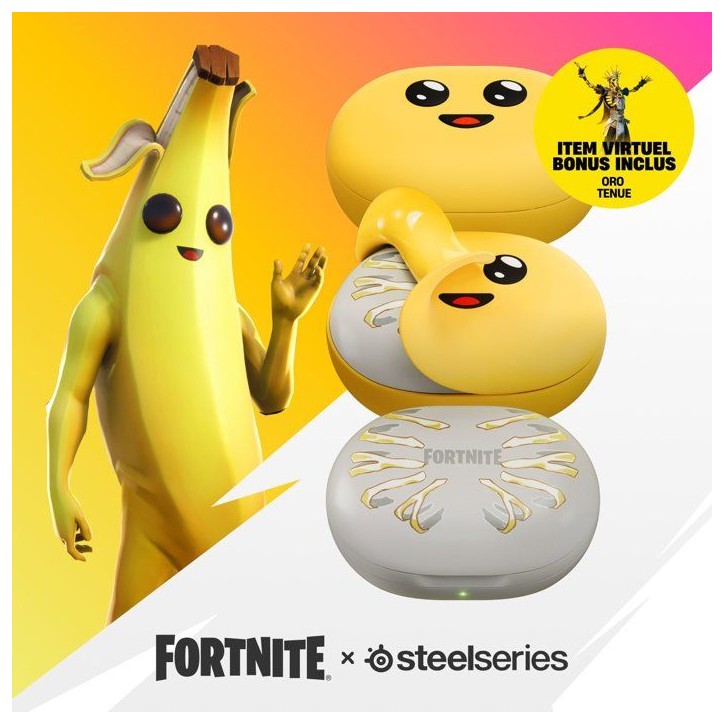 Écouteurs gaming sans fil - STEELSERIES - Arctis GameBuds - Fortnite Écouteurs gaming sans fil - STEELSERIES - Arctis GameBuds - Fortnite
