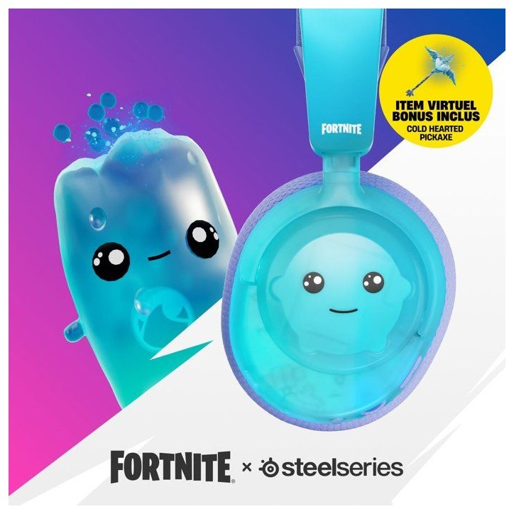 Casque gaming sans fil - STEELSERIES - Arctis Nova 3 WL - Fortnite Casque gaming sans fil - STEELSERIES - Arctis Nova 3 WL - Fortnite