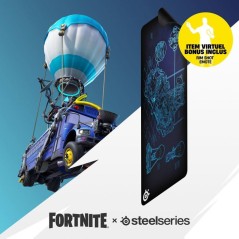Tapis de souris gaming - STEELSERIES - QcK XXL - Fortnite Battle Bus