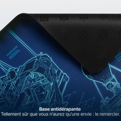 Tapis de souris gaming - STEELSERIES - QcK XXL - Fortnite Battle Bus
