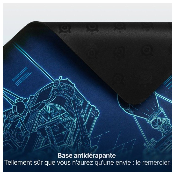 Tapis de souris gaming - STEELSERIES - QcK XXL - Fortnite Battle Bus