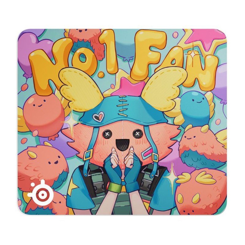 Tapis de souris gaming - STEELSERIES - QcK L - Fortnite Guff