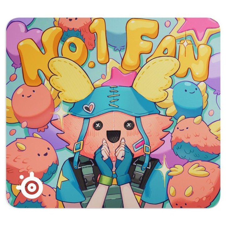 Tapis de souris gaming - STEELSERIES - QcK L - Fortnite Guff Tapis de souris gaming - STEELSERIES - QcK L - Fortnite Guff