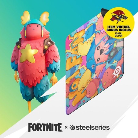 Tapis de souris gaming - STEELSERIES - QcK L - Fortnite Guff