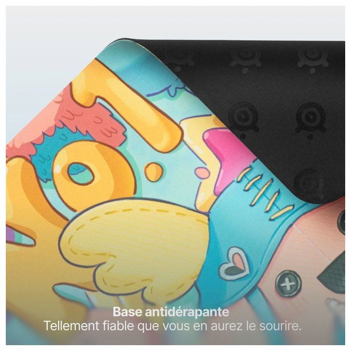 Tapis de souris gaming - STEELSERIES - QcK L - Fortnite Guff Tapis de souris gaming - STEELSERIES - QcK L - Fortnite Guff
