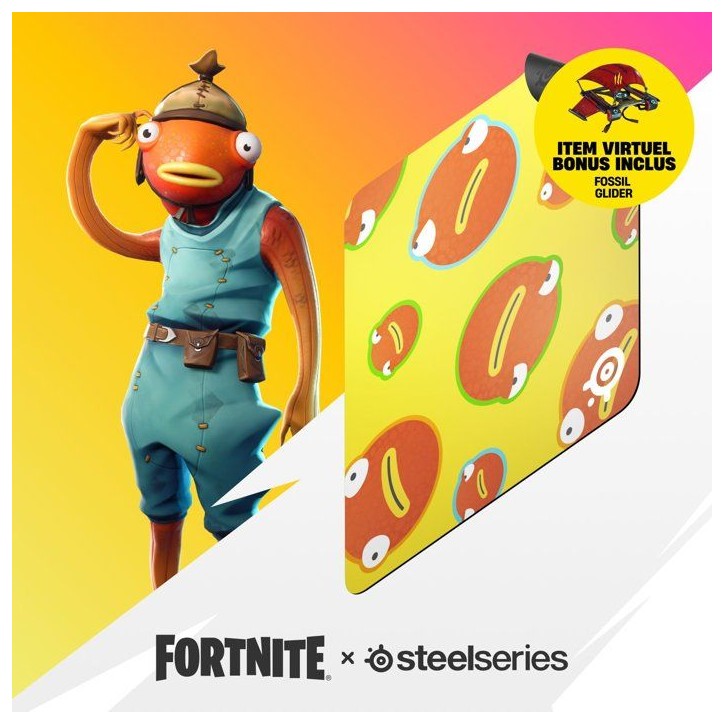 Tapis de souris gaming - STEELSERIES - QcK L - Fortnite Fishstick Tapis de souris gaming - STEELSERIES - QcK L - Fortnite Fishstick