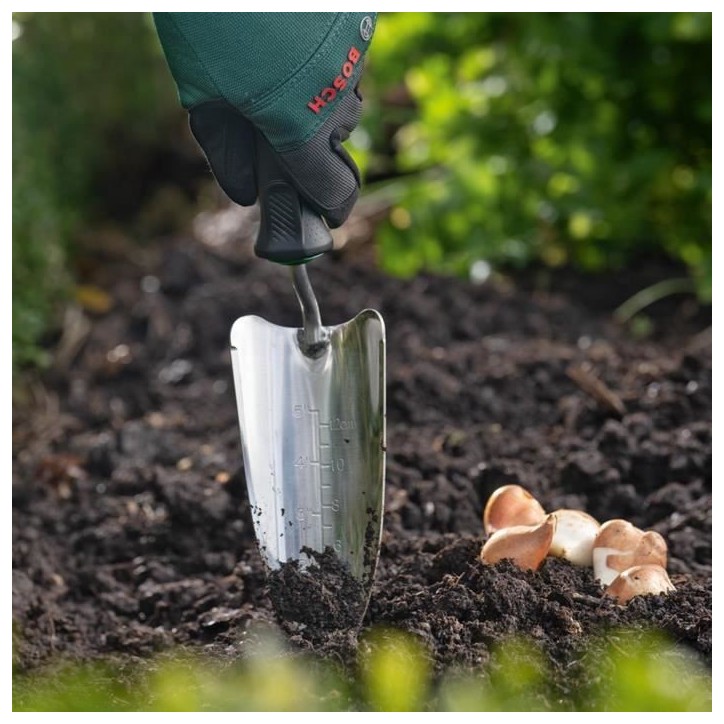 Transplantoir a main Bosch - acier inoxydable