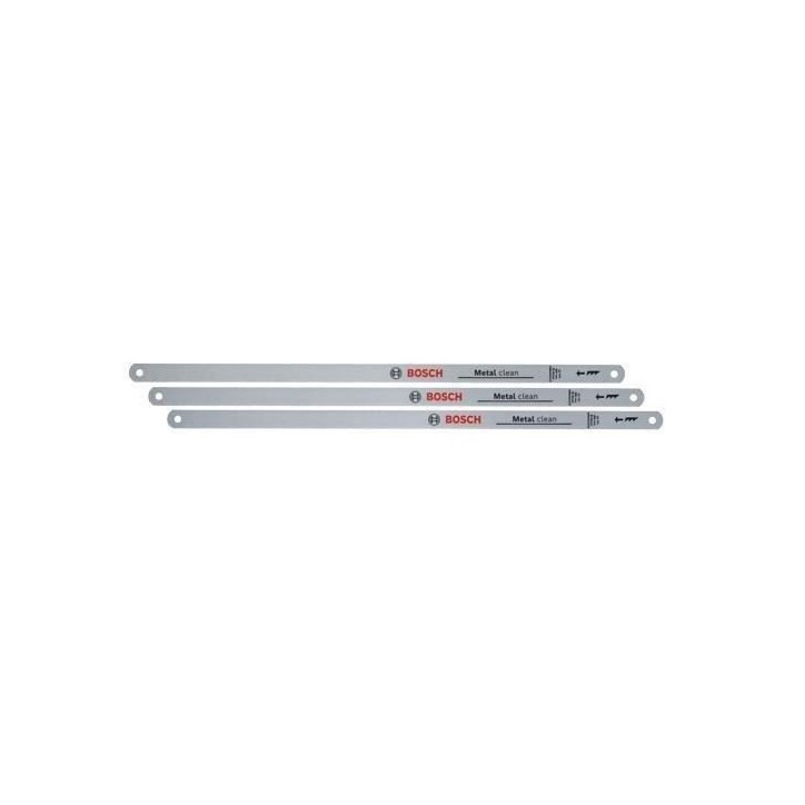 Bosch Set de 3 lames de scie alternative Clean 300 mm (lame bi-métal durable pour coupes nettes)