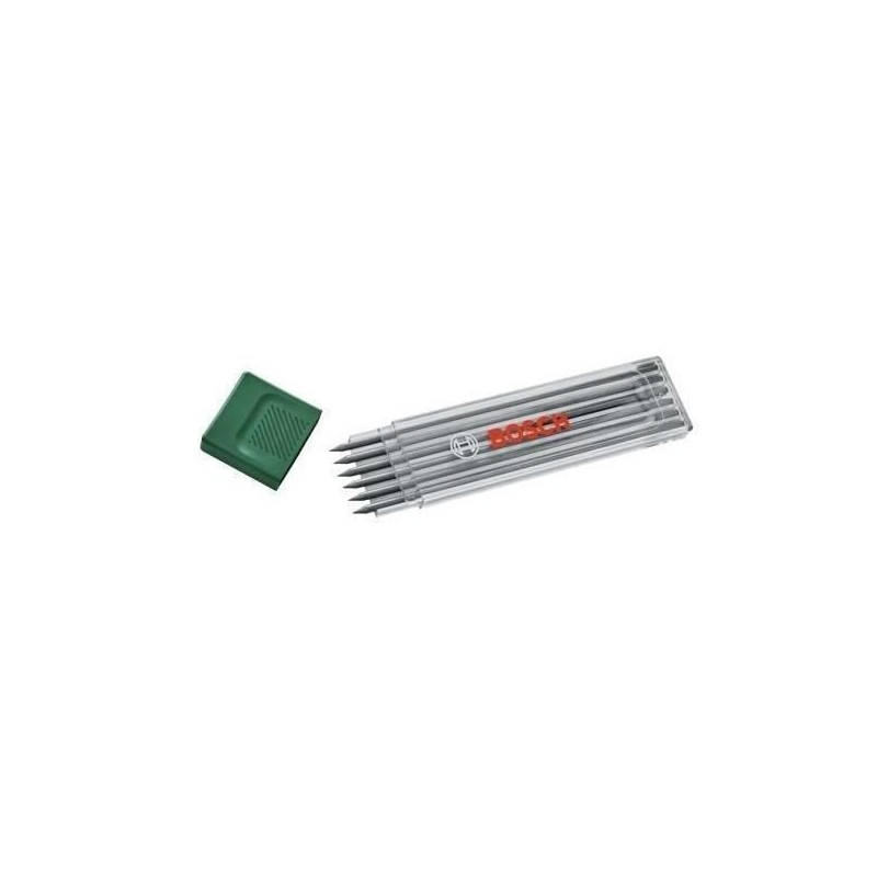 Bosch Set de 6 mines graphites HB (acces. marqueur pr trous profonds H Bosch Set de 6 mines graphites HB (acces. marqueur pr trous profonds H