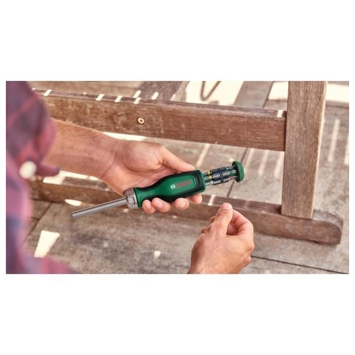 Bosch tournevis cliquet 12 embouts Bosch tournevis cliquet 12 embouts