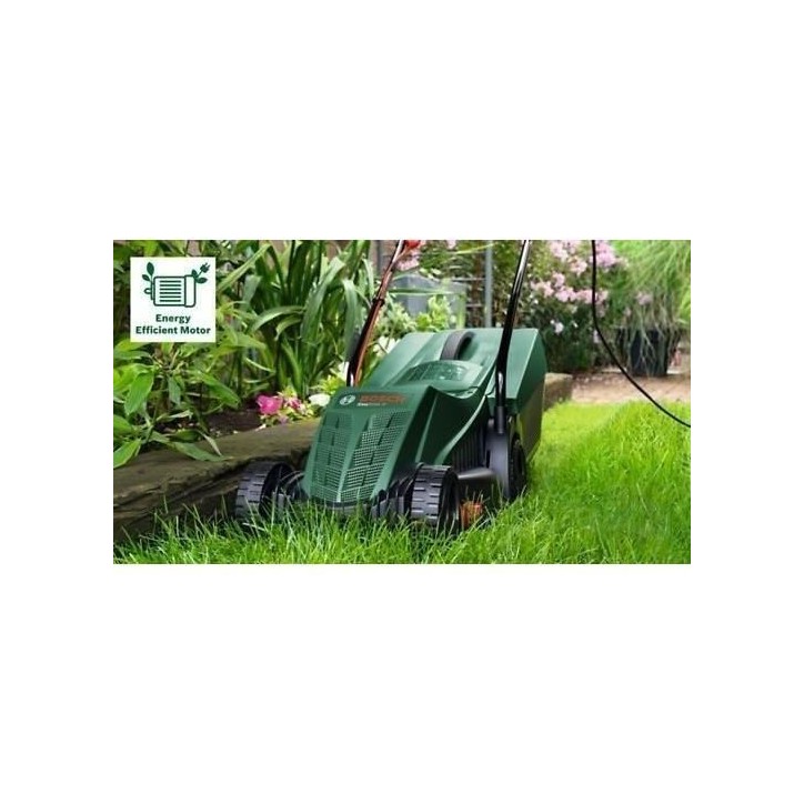Bosch Tondeuse UniversalRotak 34V-26 (1 300 W, largeur de coupe : 34 cm, bac de ramassage 40 litres)