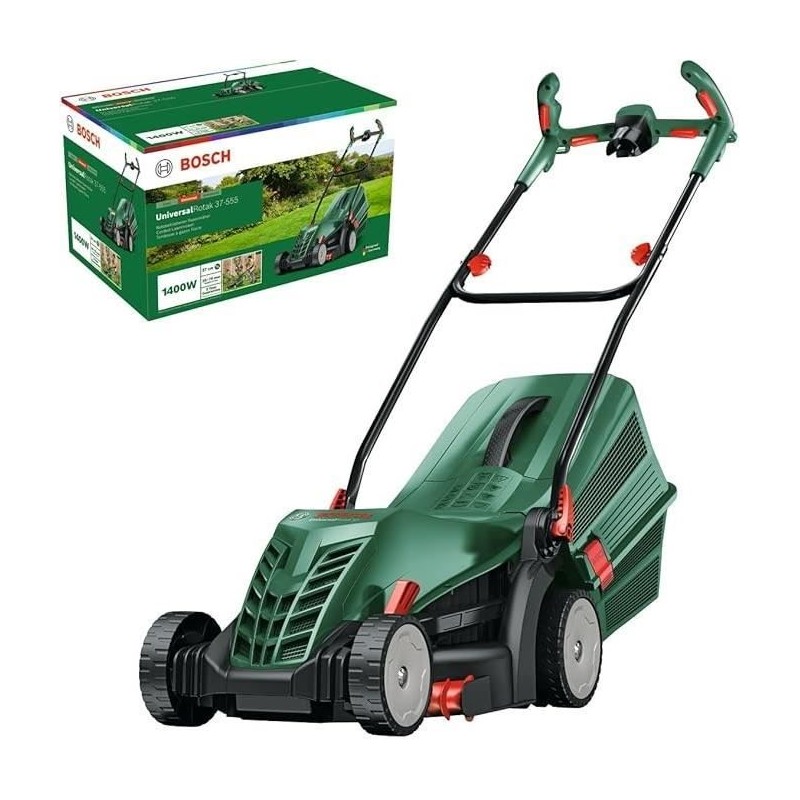 Tondeuse filaire Bosch - UniversalRotak 37-555 (moteur 1400 W, 37 cm d Tondeuse filaire Bosch - UniversalRotak 37-555 (moteur 1400 W, 37 cm d
