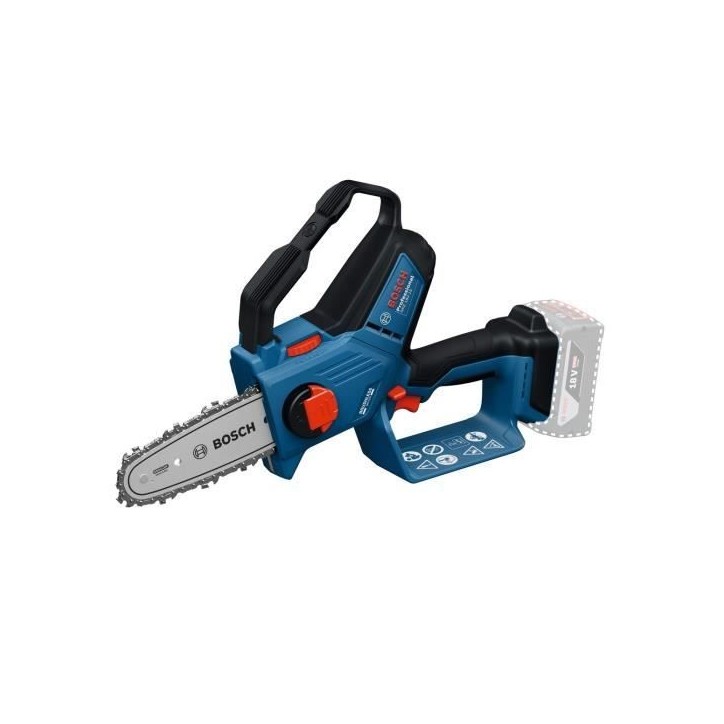 Bosch Professional 18V Tronçonneuse GKE 18V-15 (coupes DIY jusqu'a 13 cm, moteur sans charbons, fourreau de 15 cm) sans batteri Bosch Professional 18V Tronçonneuse GKE 18V-15 (coupes DIY jusqu'a 13 cm, moteur sans charbons, fourreau de 15 cm) sans batteri