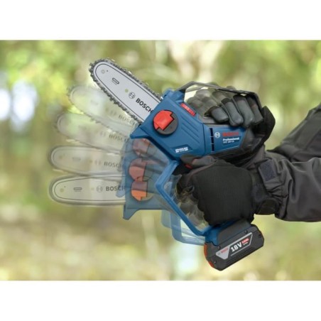 Bosch Professional 18V Tronçonneuse GKE 18V-15 (coupes DIY jusqu'a 13 cm, moteur sans charbons, fourreau de 15 cm) sans batteri