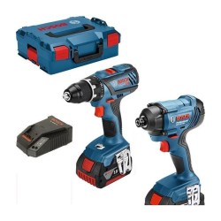 Kit BOSCH Perceuse-visseuse GSR 18V-28 + Visseuse a chocs GDR 18V-160