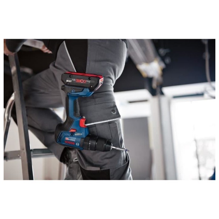 Perceuse-visseuse a percussion Bosch Professional GSB 18V-55 (28/55/- Nm) + 2 batteries 2,0Ah + chargeur GAL 18V-40 - 06019H5305 Perceuse-visseuse a percussion Bosch Professional GSB 18V-55 (28/55/- Nm) + 2 batteries 2,0Ah + chargeur GAL 18V-40 - 06019H5305