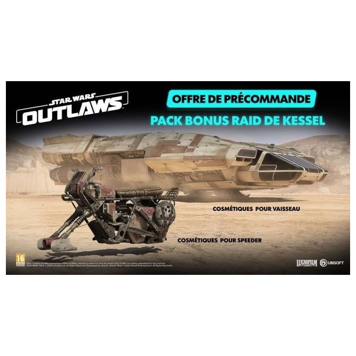Star Wars : Outlaws - Jeu PS5 - Edition Standard Star Wars : Outlaws - Jeu PS5 - Edition Standard