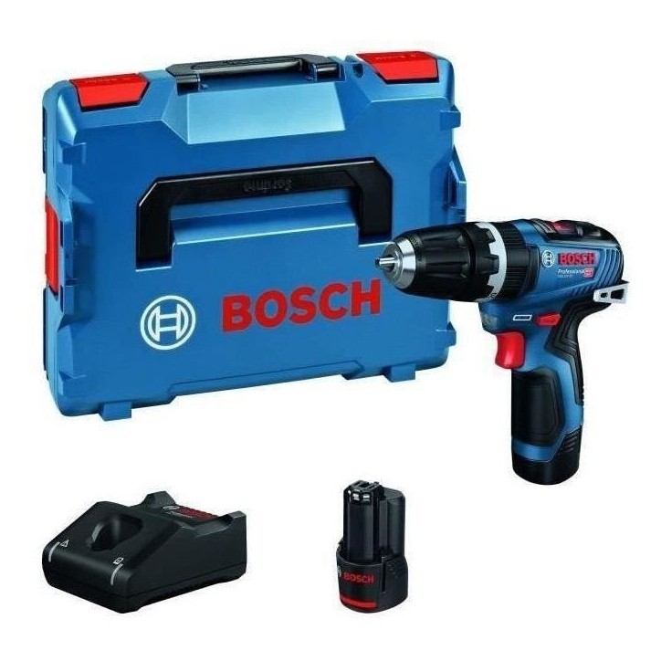 Perceuse a percussion Bosch Professional GSB 12V-35 (sans batterie ni chargeur) + L-BOXX Perceuse a percussion Bosch Professional GSB 12V-35 (sans batterie ni chargeur) + L-BOXX