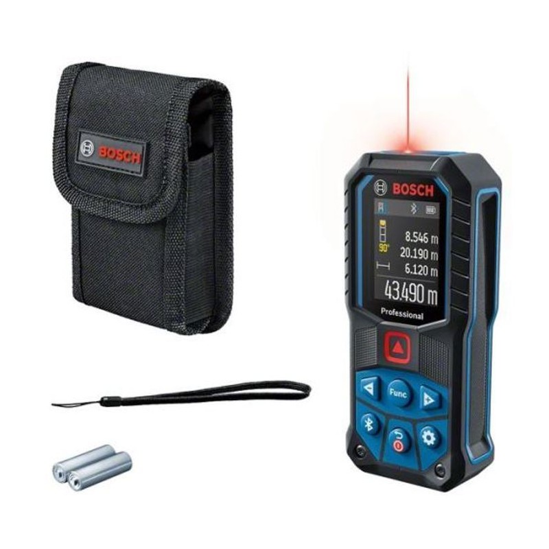Télémetre laser 2x1,5V GLM 50-27 C rouge avec 2 piles AA - BOSCH - 0 Télémetre laser 2x1,5V GLM 50-27 C rouge avec 2 piles AA - BOSCH - 0