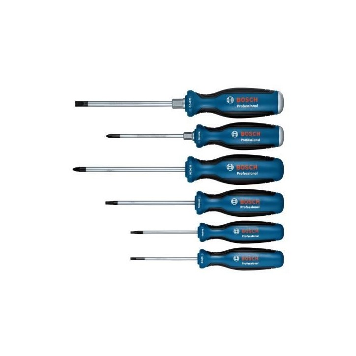 Bosch Professional - Set de 6 tournevis Torx Bosch Professional - Set de 6 tournevis Torx