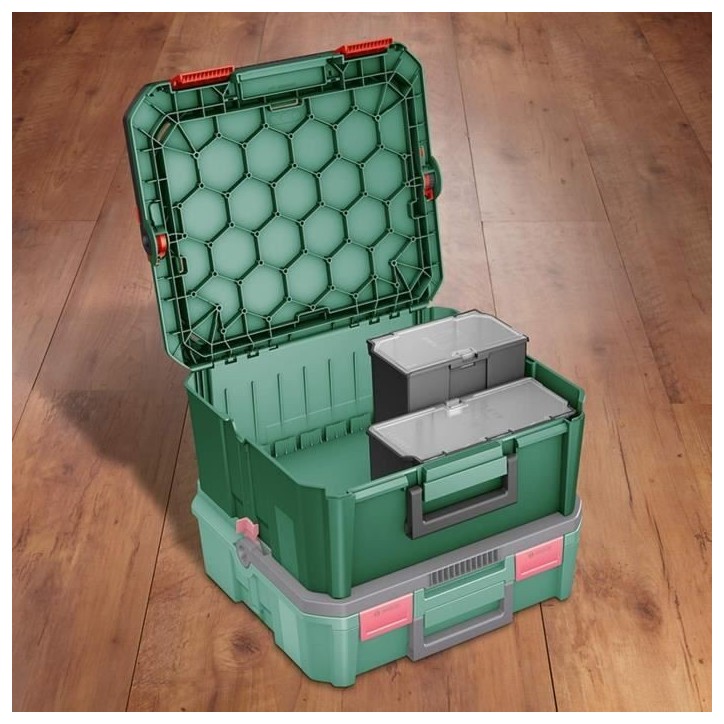 BOSCH Boîte a accessoires moyenne - 2/9 - Pour boîte a outils Systembox BOSCH Boîte a accessoires moyenne - 2/9 - Pour boîte a outils Systembox