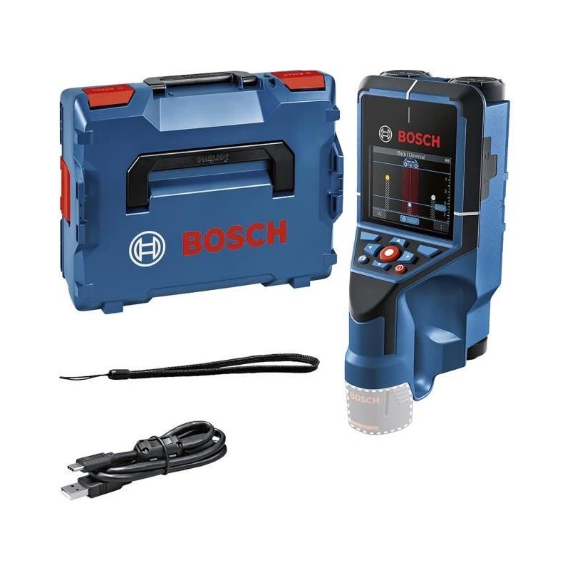 Détecteur mural Bosch Professional D-Tect 200 C + L-BOXX + dragonne B Détecteur mural Bosch Professional D-Tect 200 C + L-BOXX + dragonne B