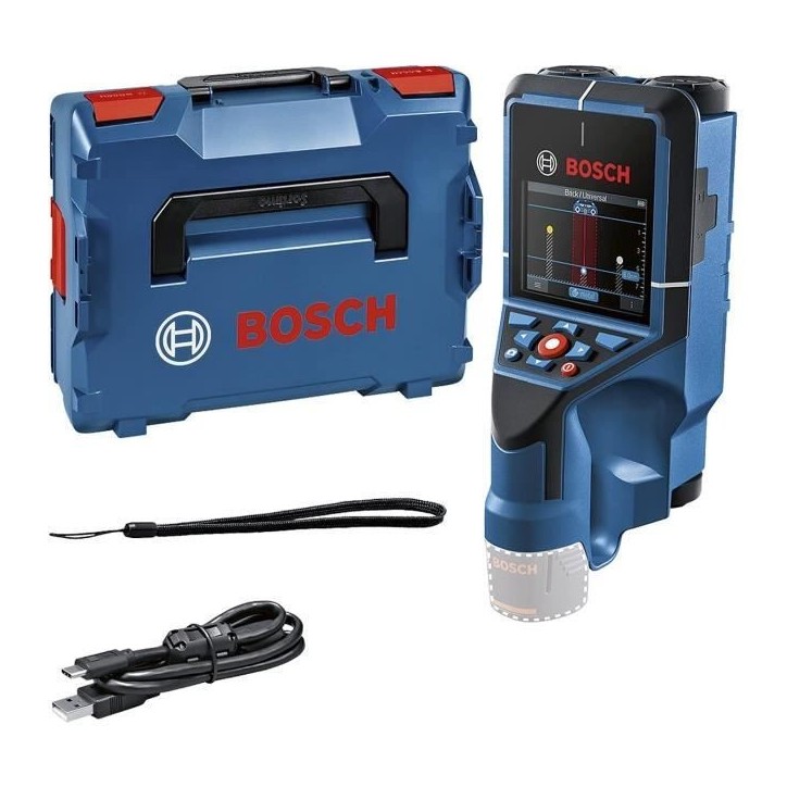 Détecteur mural Bosch Professional D-Tect 200 C + L-BOXX + dragonne Bosch Radar Technology (sans batterie ni chargeur) - 060108 Détecteur mural Bosch Professional D-Tect 200 C + L-BOXX + dragonne Bosch Radar Technology (sans batterie ni chargeur) - 060108