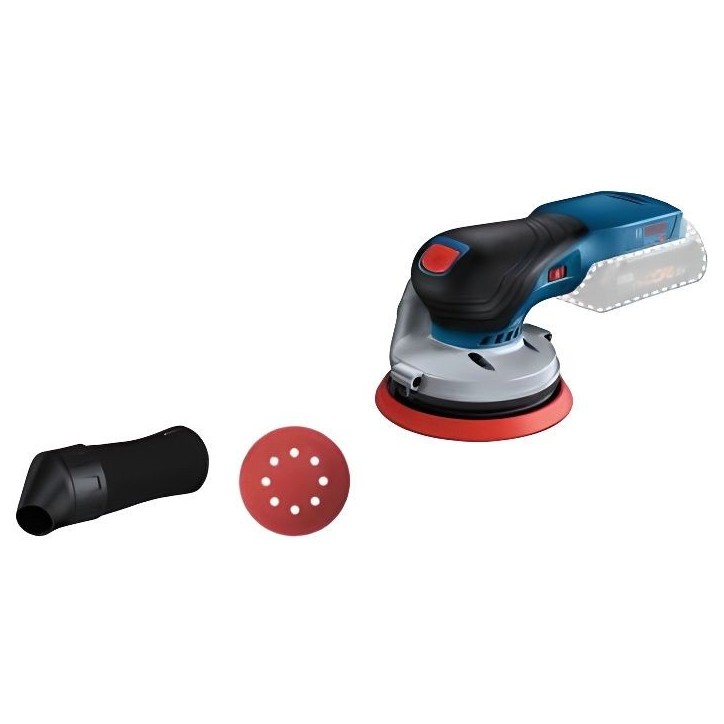 Ponceuse excentrique Bosch Professional GEX 18V-125 - Plateau de ponçage auto-agrippantde 125 mm - Sans batterie - 0601372201