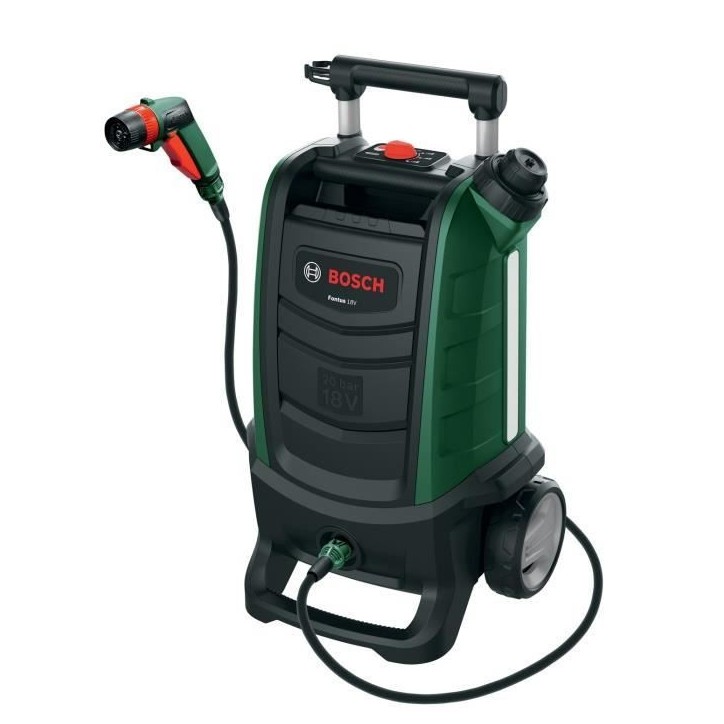 Nettoyeur haute-pression Bosch - Fontus 18 Gen2 - Pression réglable - Batterie Lithium - 15L - PowerForAll