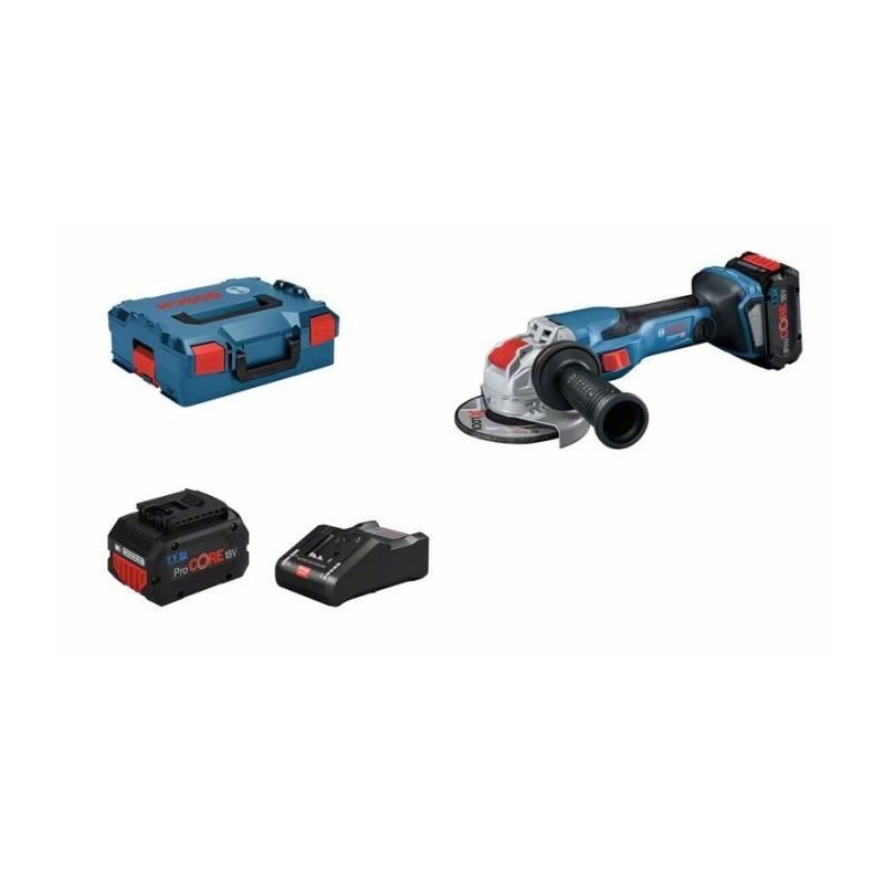 Meuleuse angulaire Bosch Professional GWX 18V-15 C + 2 batteries ProCO Meuleuse angulaire Bosch Professional GWX 18V-15 C + 2 batteries ProCO