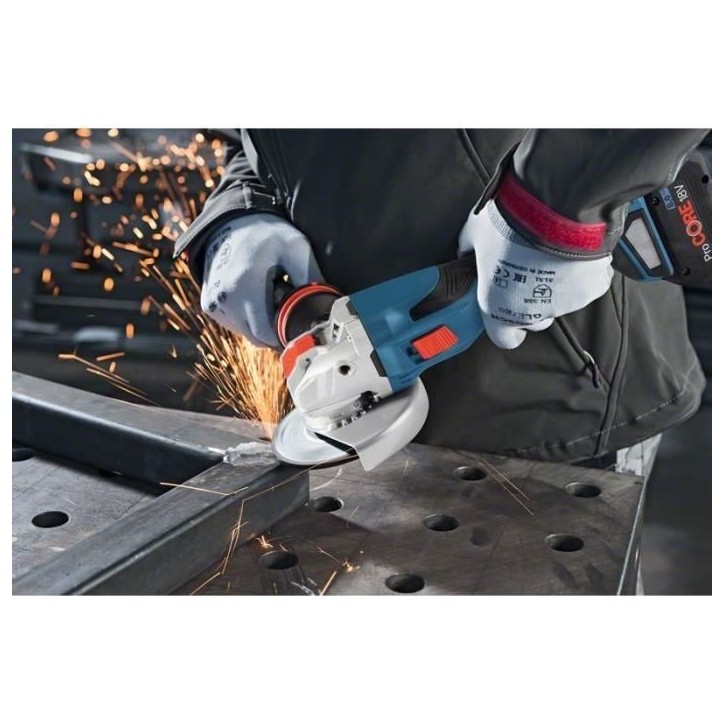 Meuleuse angulaire Bosch Professional GWX 18V-15 C + 2 batteries ProCORE 5,5Ah + chargeur GAL 1880 CV+ L-Boxx - 06019H6402