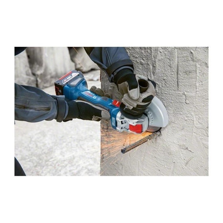 Meuleuse angulaire - BOSCH PROFESSIONAL - GWX 18V-7 - Sans batterie - 125 mm - Sans fil