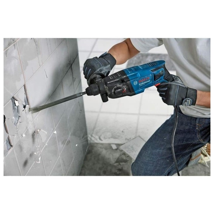 Perforateur-burineur SDS Plus 720W GBH 2-21 + coffret standard - BOSCH - 06112A6000