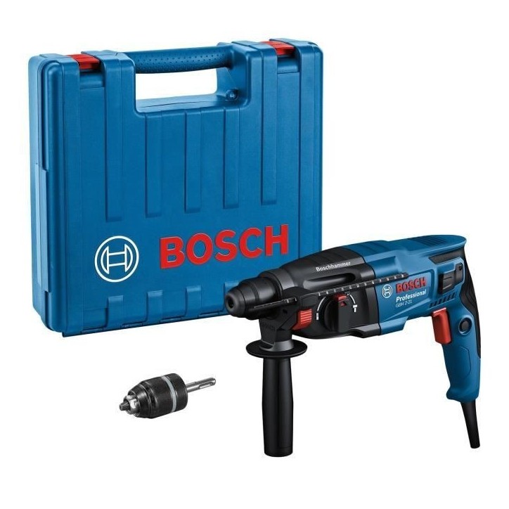 Perforateur-burineur SDS Plus 720W GBH 2-21 (mandrin automatique) en coffret standard - BOSCH - 06112A6001