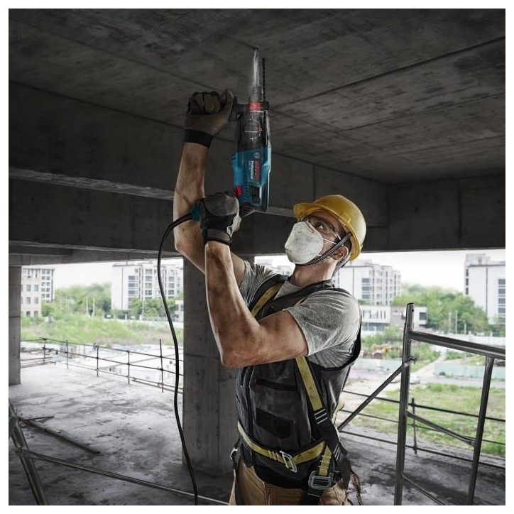 Perforateur-burineur SDS Plus 720W GBH 2-21 (mandrin automatique) en coffret standard - BOSCH - 06112A6001
