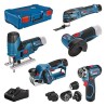 Kit 5 Outils - BOSCH PROFESSIONAL - COMBO KIT 12V - 5 Outils Sans Fil