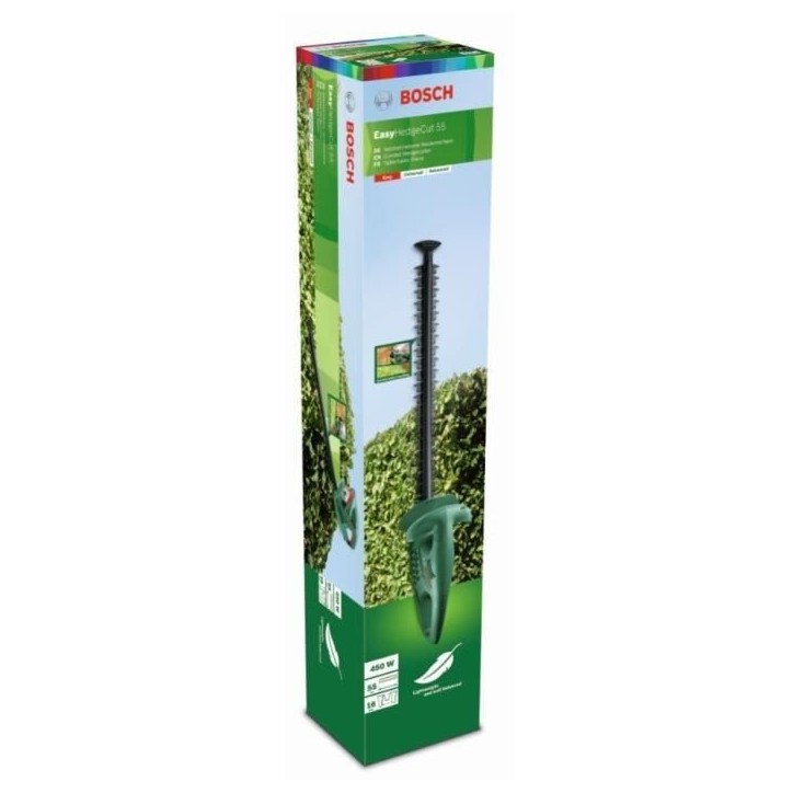 Taille-Haies électrique Bosch - EasyHedgeCut 55-16 (moteur 450 W, lames de 55 cm) Taille-Haies électrique Bosch - EasyHedgeCut 55-16 (moteur 450 W, lames de 55 cm)
