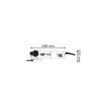 Meuleuse angulaire - BOSCH PROFESSIONAL - GWX 14-125 - 1400 W - Disque 125 mm - Filaire