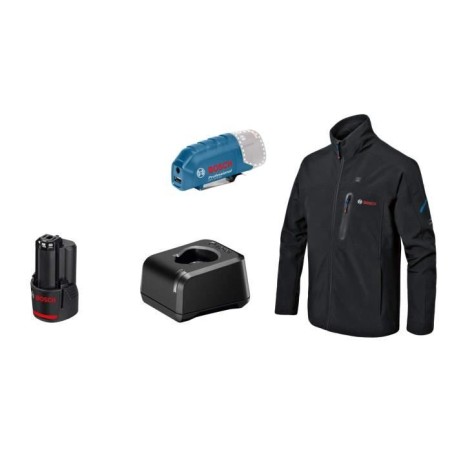 Veste chauffante Bosch Professional GHJ 12+18V XA taille S avec batter