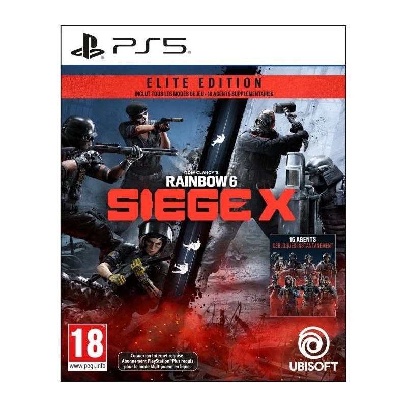 Rainbow 6 Siege X - Edition Elite - Jeu PS5 Rainbow 6 Siege X - Edition Elite - Jeu PS5