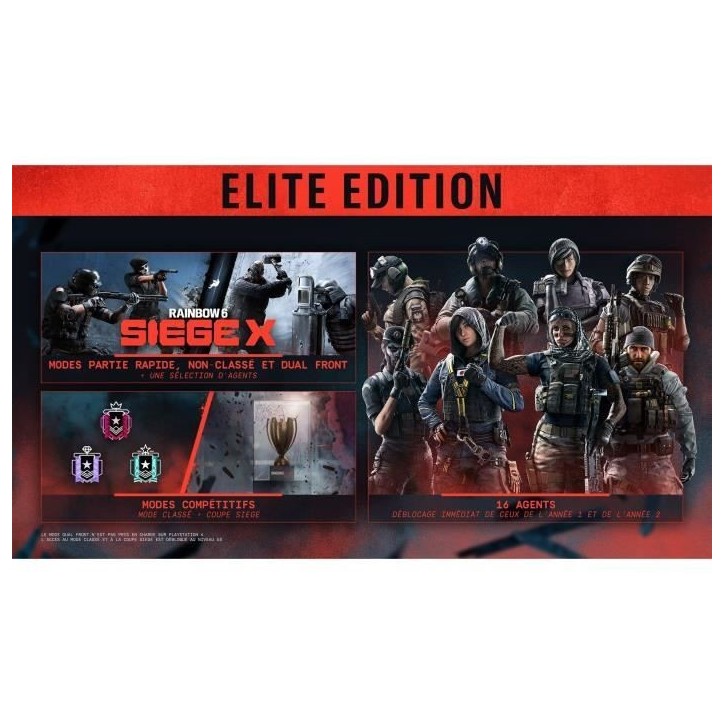 Rainbow 6 Siege X - Edition Elite - Jeu PS5 Rainbow 6 Siege X - Edition Elite - Jeu PS5