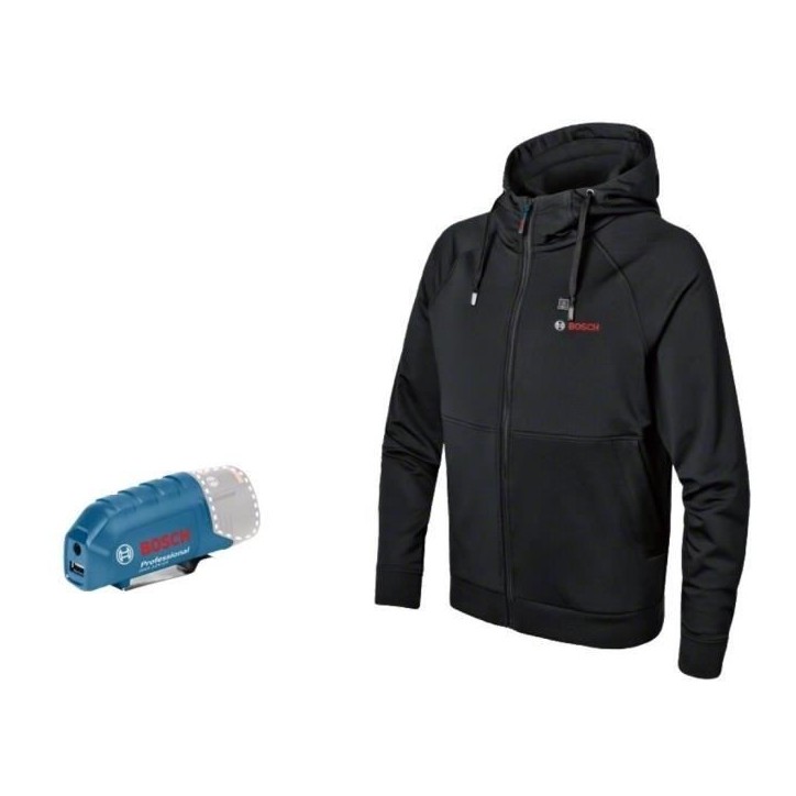 Veste chauffante Bosch Professional GHH 12+18V XA + GAA 12V-21 (sans batterie ni chargeur) Taille 2XL - 06188000EU Veste chauffante Bosch Professional GHH 12+18V XA + GAA 12V-21 (sans batterie ni chargeur) Taille 2XL - 06188000EU