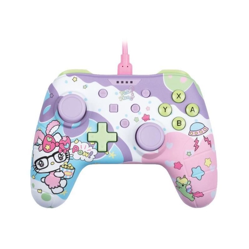 Manette filaire - KONIX - Hello Kitty - Nintendo Switch, Switch OLED e Manette filaire - KONIX - Hello Kitty - Nintendo Switch, Switch OLED e