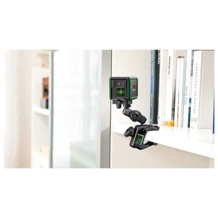Laser lignes Bosch - Quigo Green - Technologie faisceau vert - Portée 12m Laser lignes Bosch - Quigo Green - Technologie faisceau vert - Portée 12m
